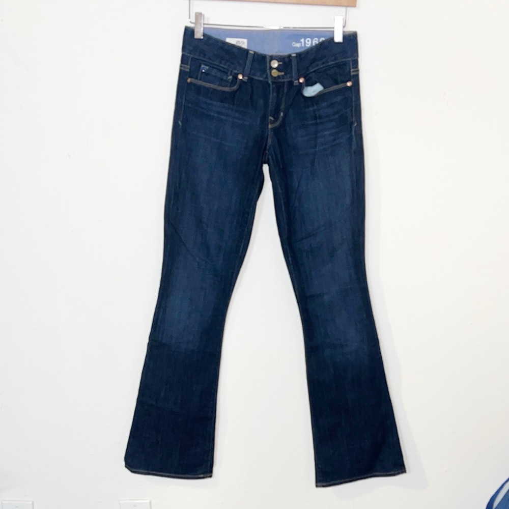Gap Double Button Low Rise Perfect Boot Bootcut D… - image 1